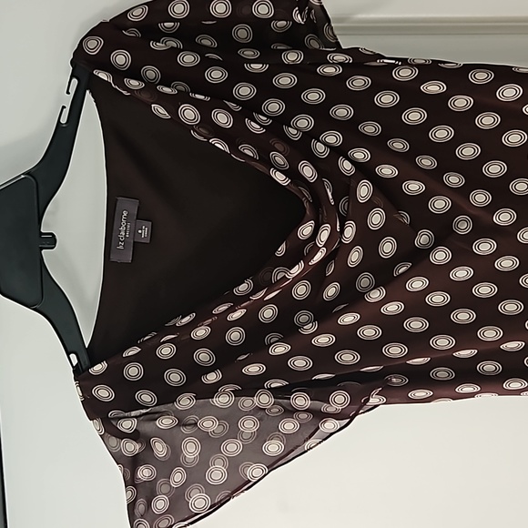 Flowy, lined,drop waist, midi dress. - Picture 5 of 6